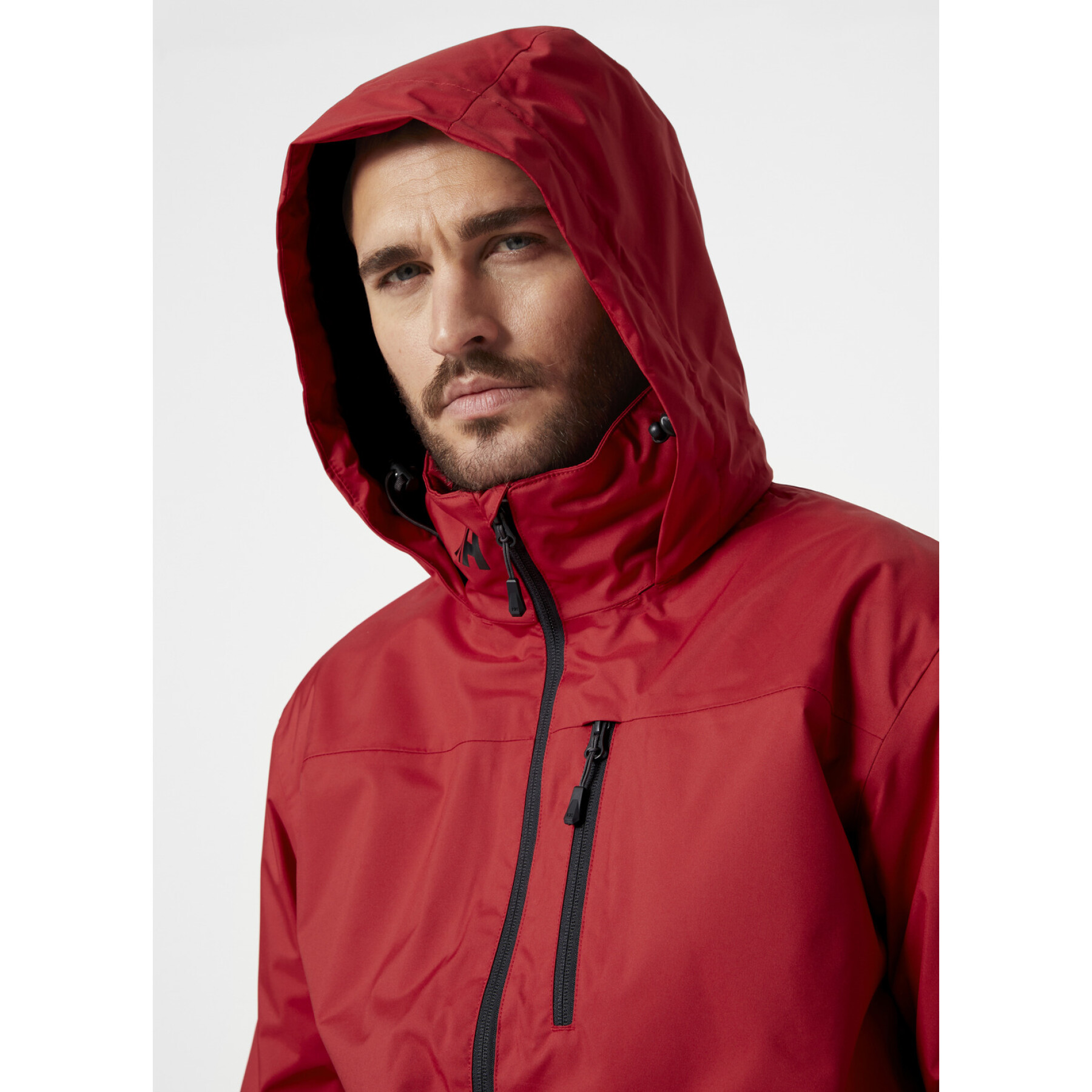Waterproof jacket with round neck and hood Helly Hansen